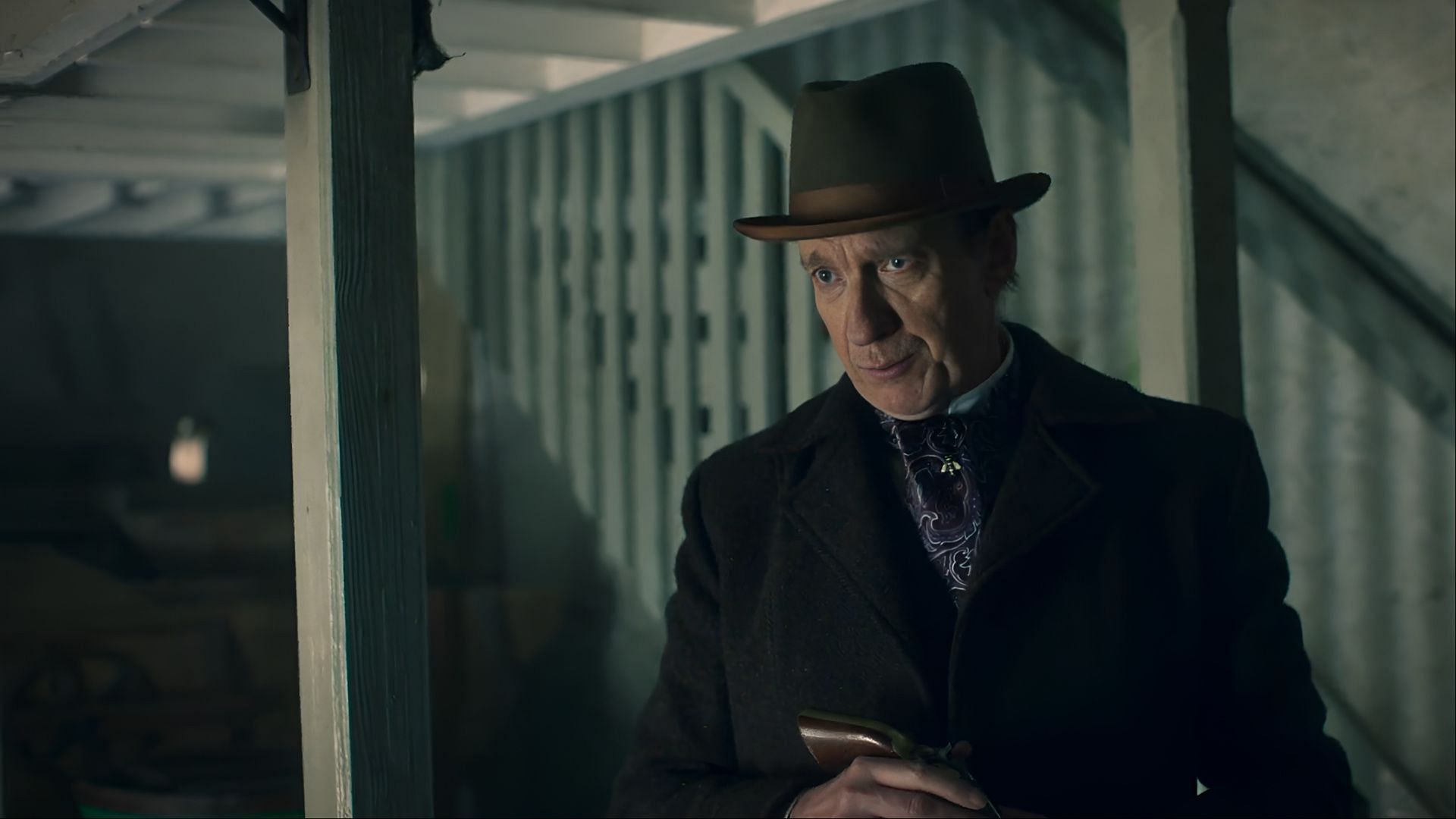 Sherlock prepares to face Lord Withersea, armed with more than just logic in Sherlock & Daughter. (Image via CW)